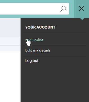 Lumina Intelligence your account