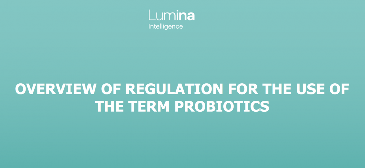 Title slide - regulation for use of probiotics