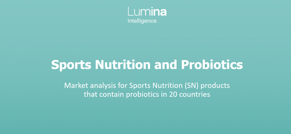 Sports Nutrition and probiotics report title slide