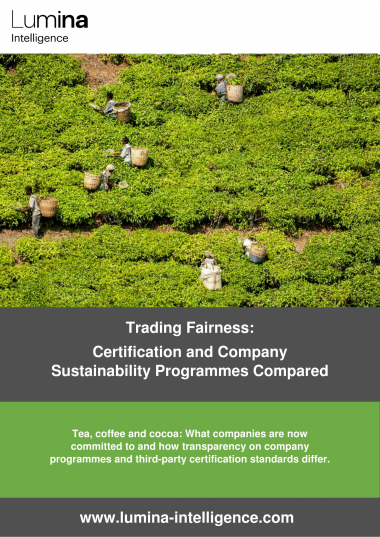 Trading fairness - Certification and company sustainability programmes compared