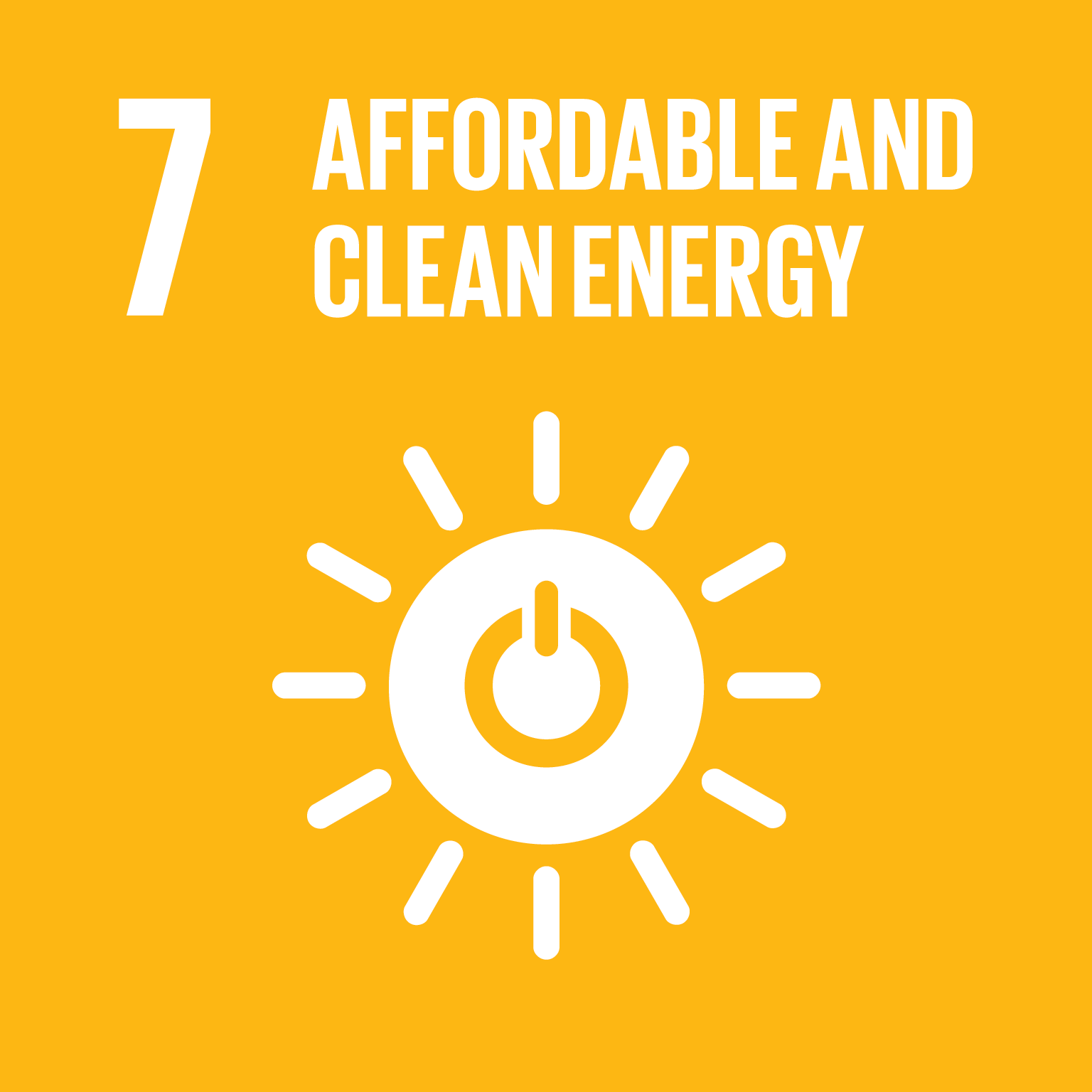 SDG 7 Affordable and clean energy