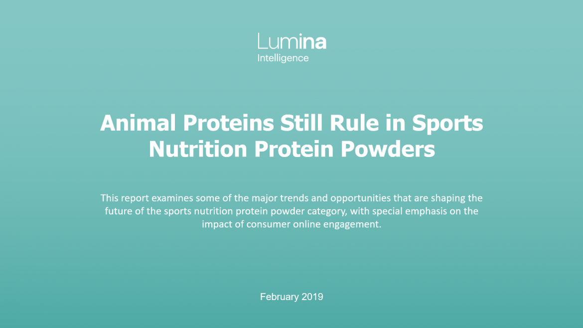 Animal protein report title slide