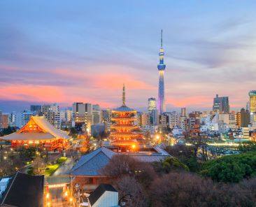 Japan Tokyo skyline