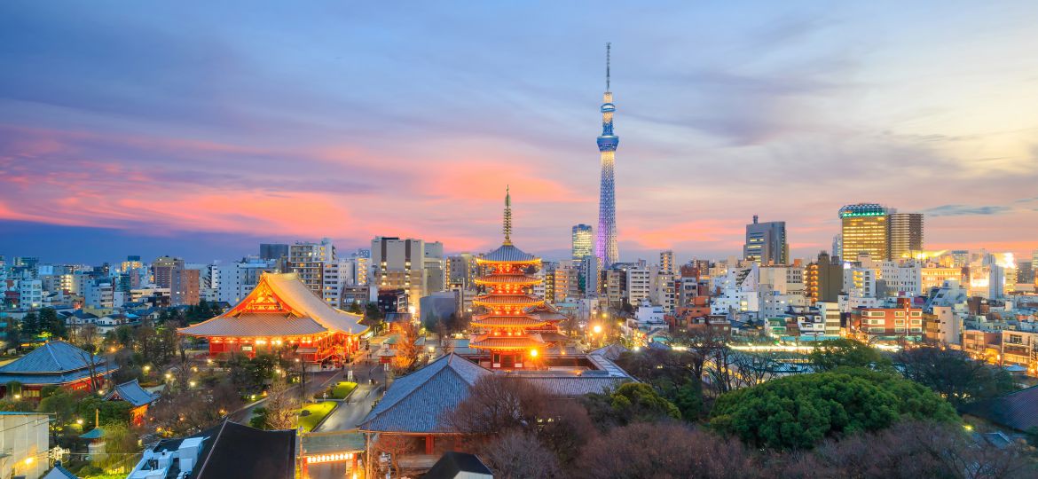 Japan Tokyo skyline