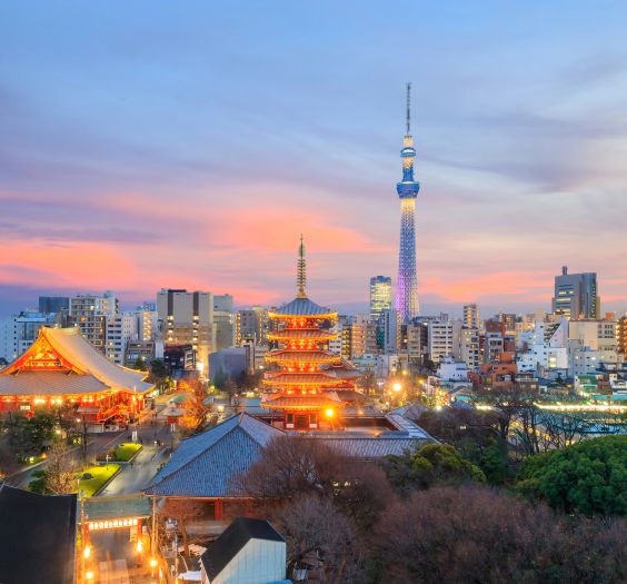 Japan Tokyo skyline