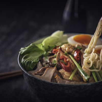 Udon Noodle Soup with Egg