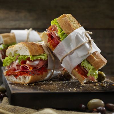 Italian Sandwich's with Roasted Red Peppers